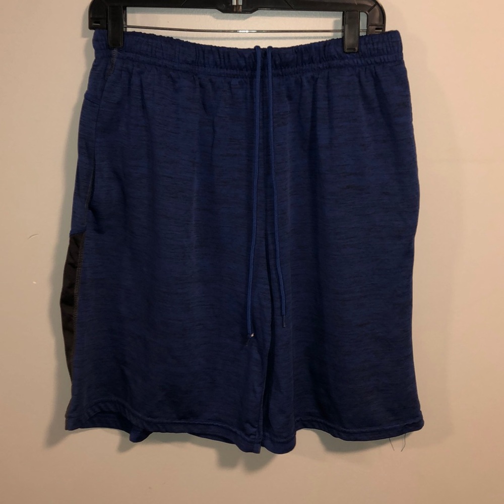 Blue and Black Basketball Shorts